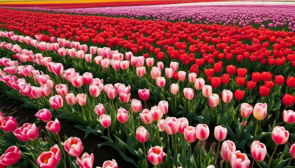 Champs de tulipes