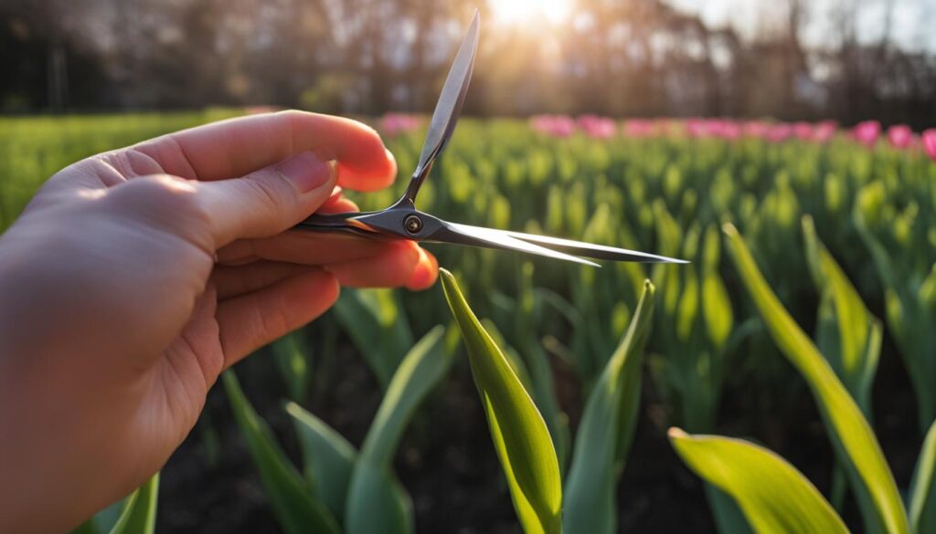 Comment couper tulipe?