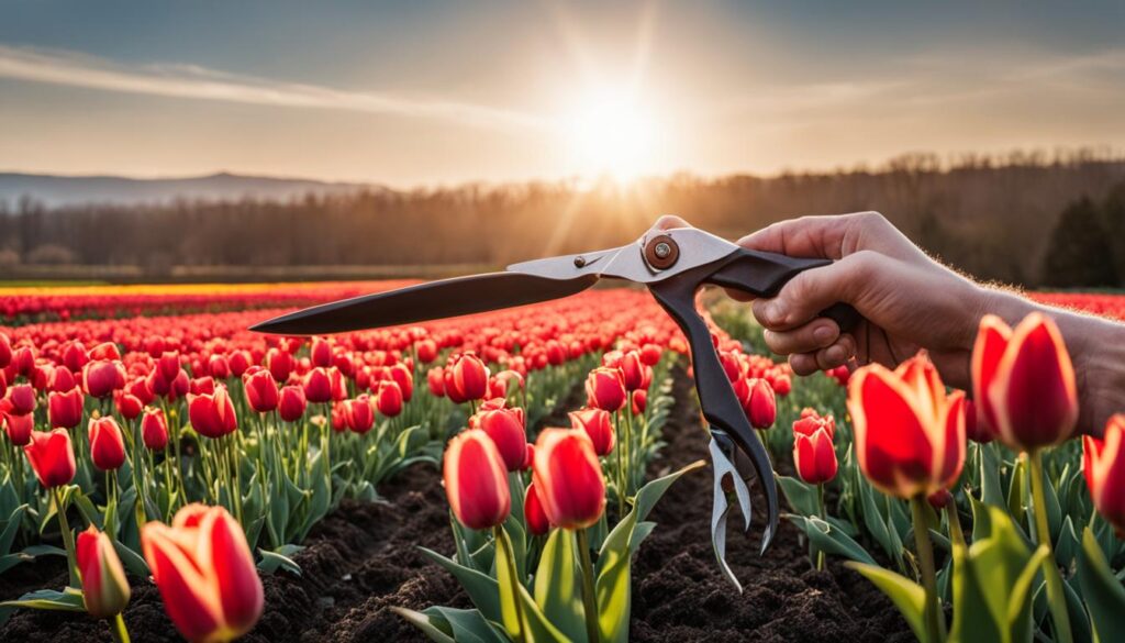 Comment cueillir tulipe?