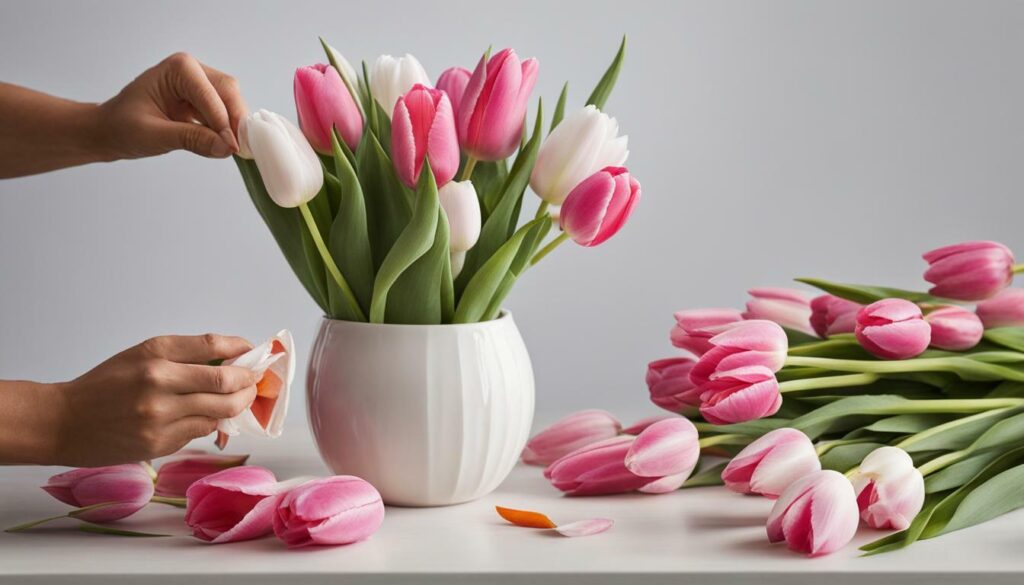 Conserver des tulipes coupées