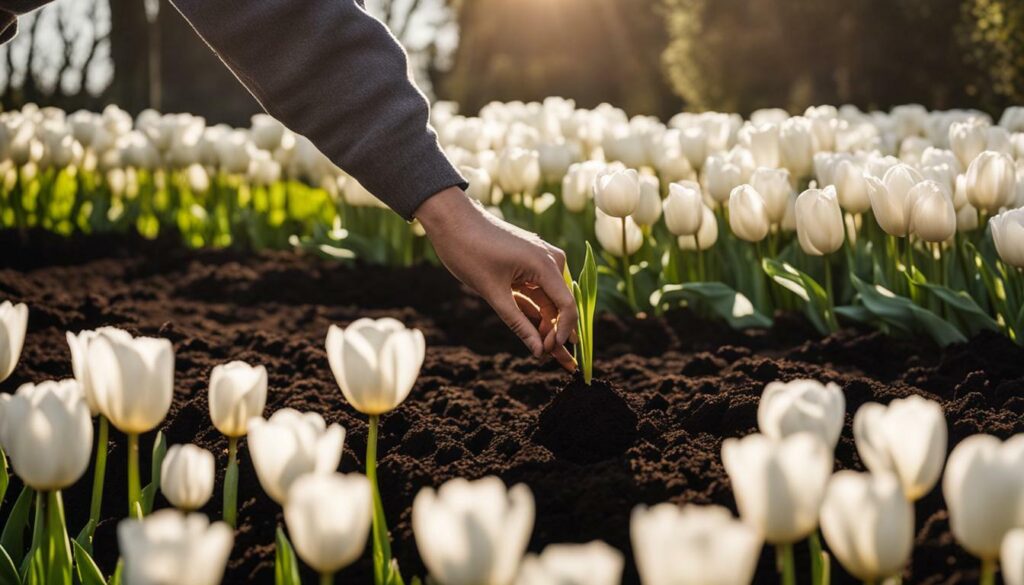 Cultiver Tulipe Blanc