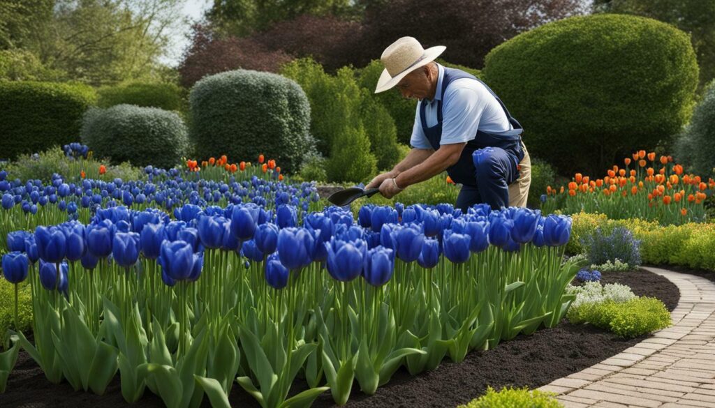 Entretien de la Tulipe Bleu Aimable