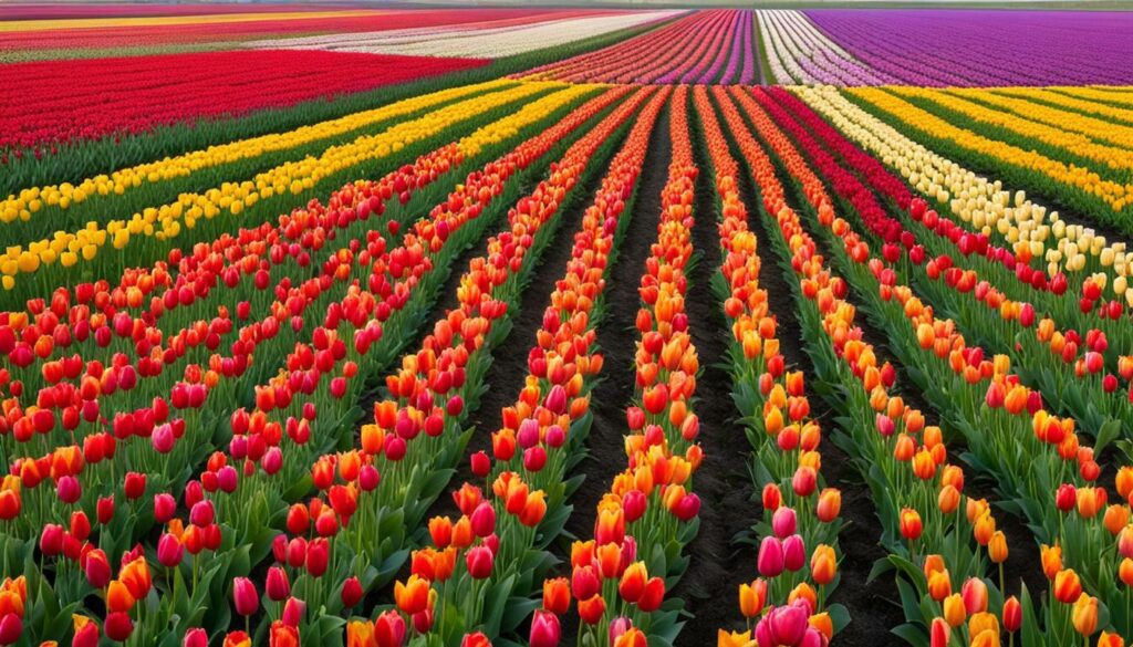 Flevoland Champs de Tulipes