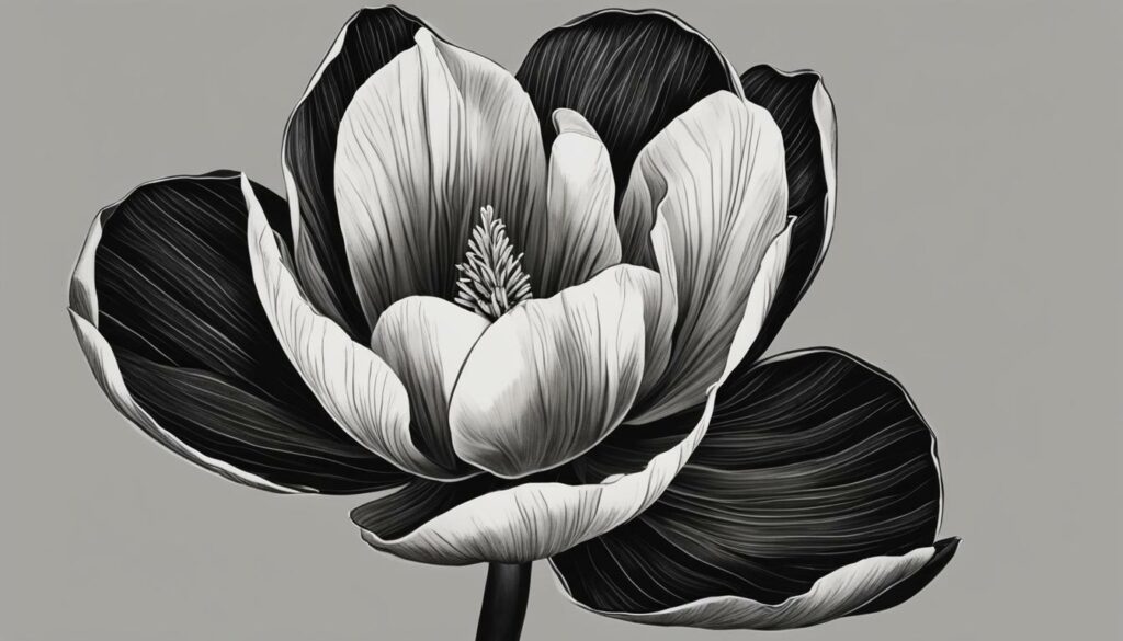 Magnolia Black Tulipe