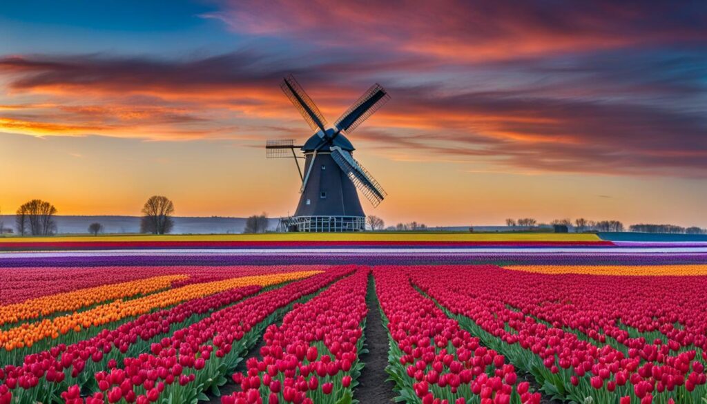 Quand visiter les champs de tulipe en Hollande?