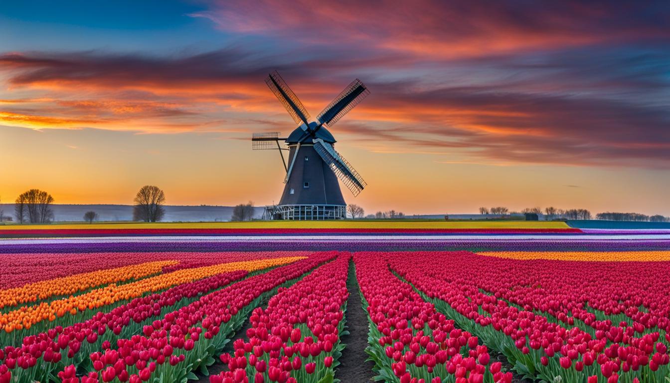 Quand visiter les champs de tulipe en Hollande?