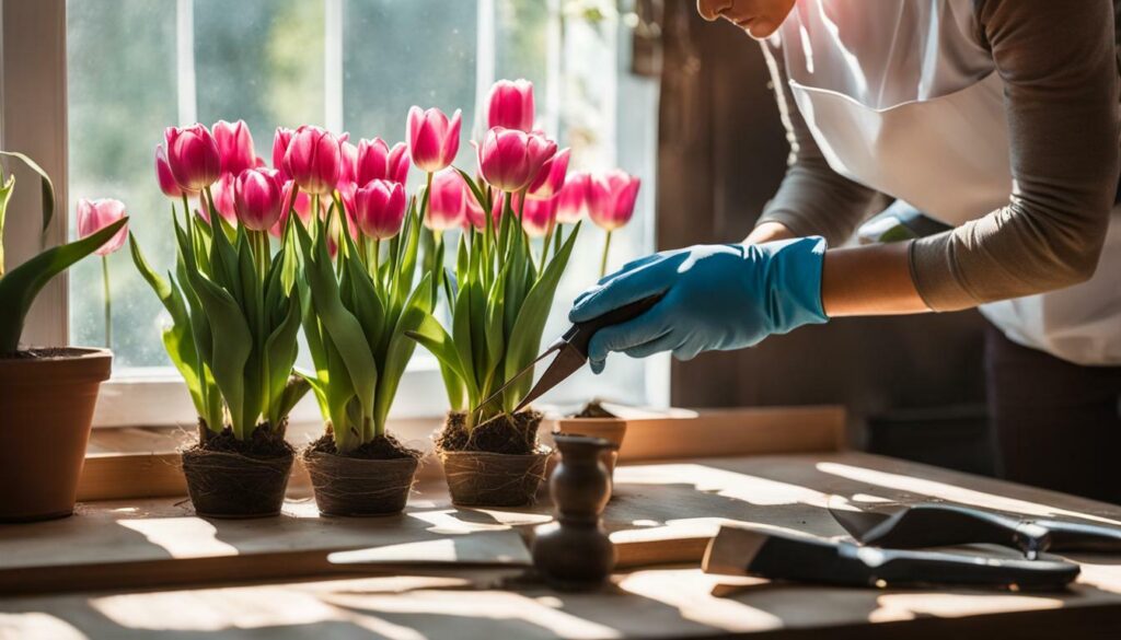 Soins et entretien des Tulipes Roses