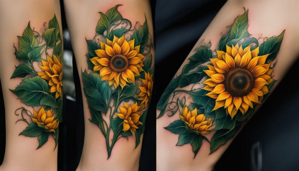 Sunflower Tattoo