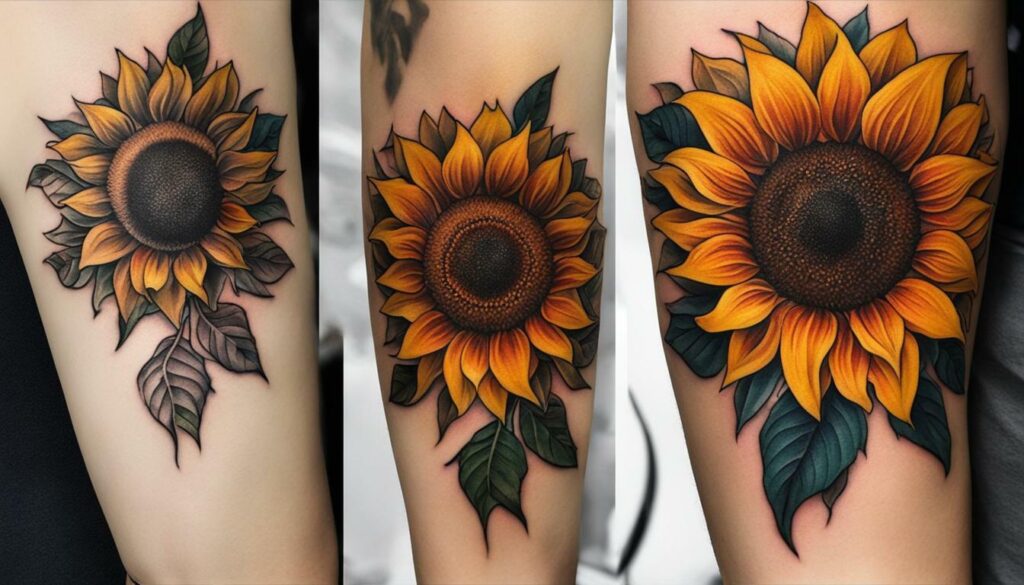 Sunflower Tattoo