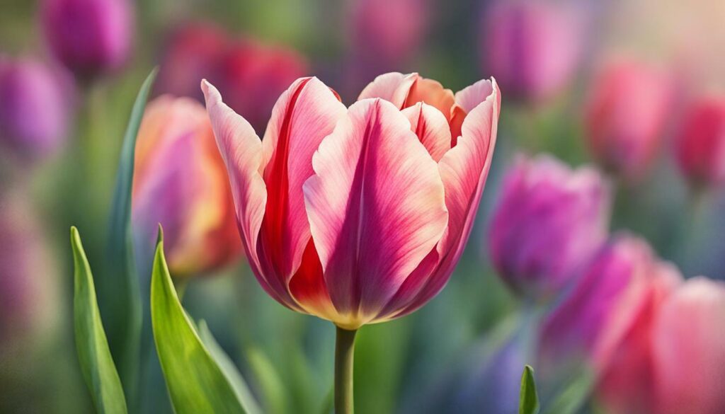 Tulipe Aquarelle