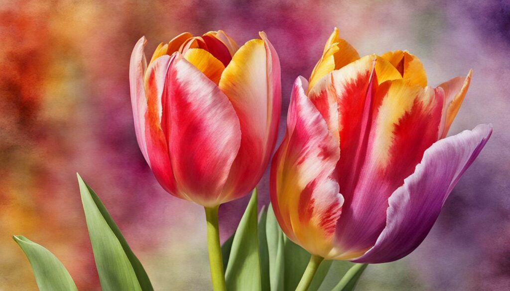 Tulipe Aquarelle