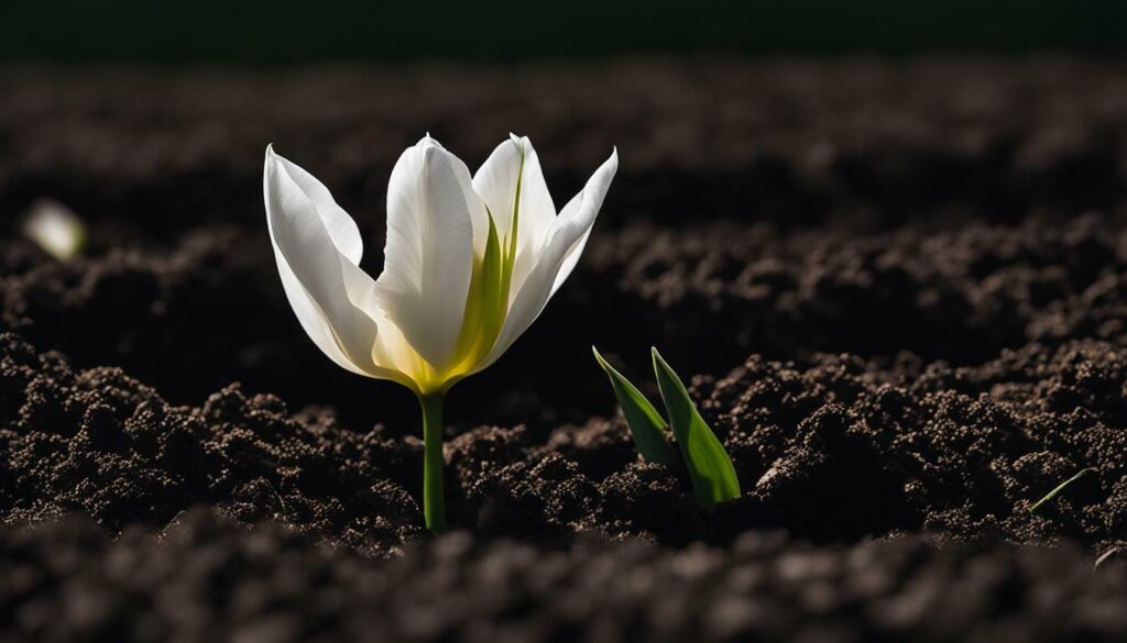 Tulipe Blanche, Symbole des Nouveaux Départs
