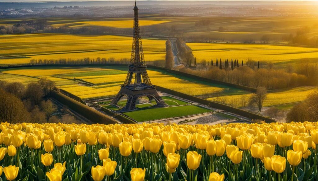 Tulipe Jaune en France