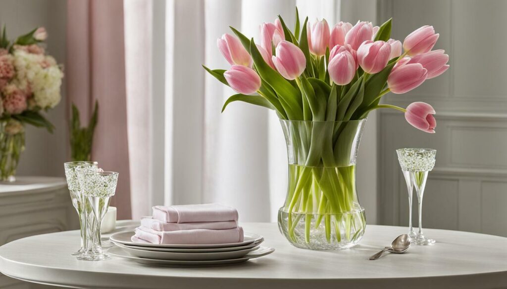 Tulipe Jonquieres dans un arrangement floral