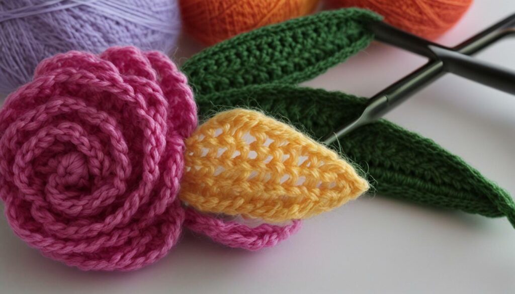 Tulipe au crochet