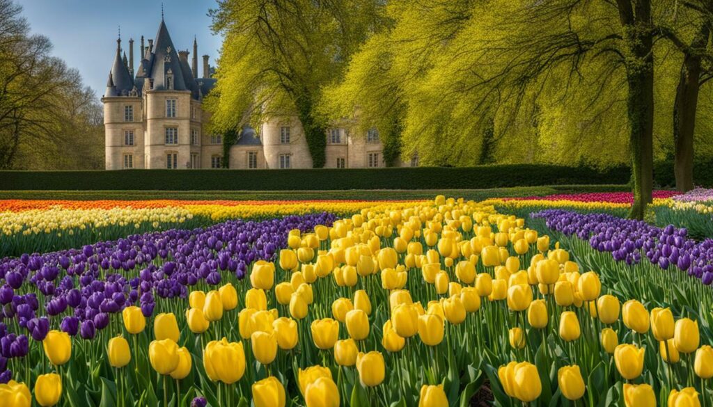 Tulipe jaune en France