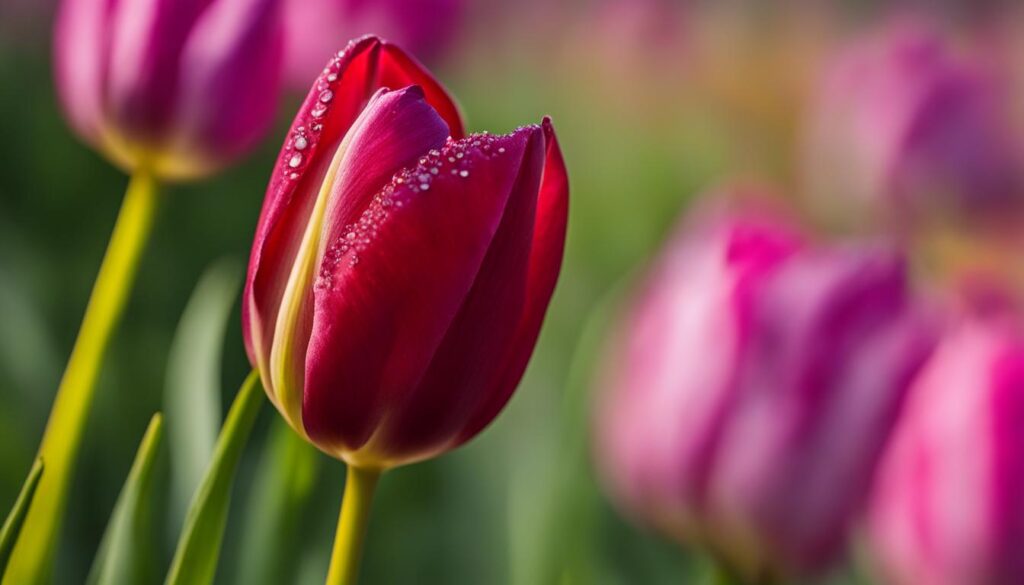 Tulipe qui tombe que faire?