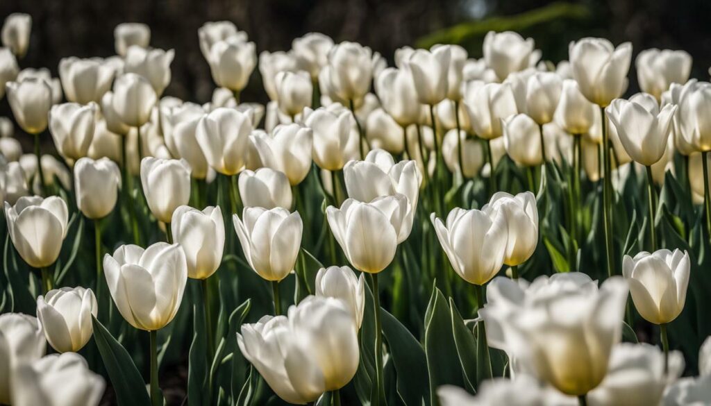 Tulipes blanches