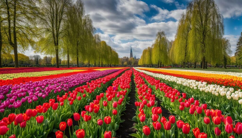 Tulipes en pleine floraison