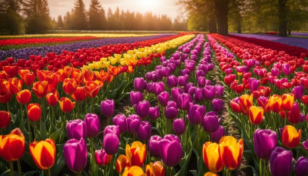 Tulipes multicolores
