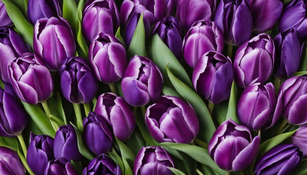 Tulipes violettes