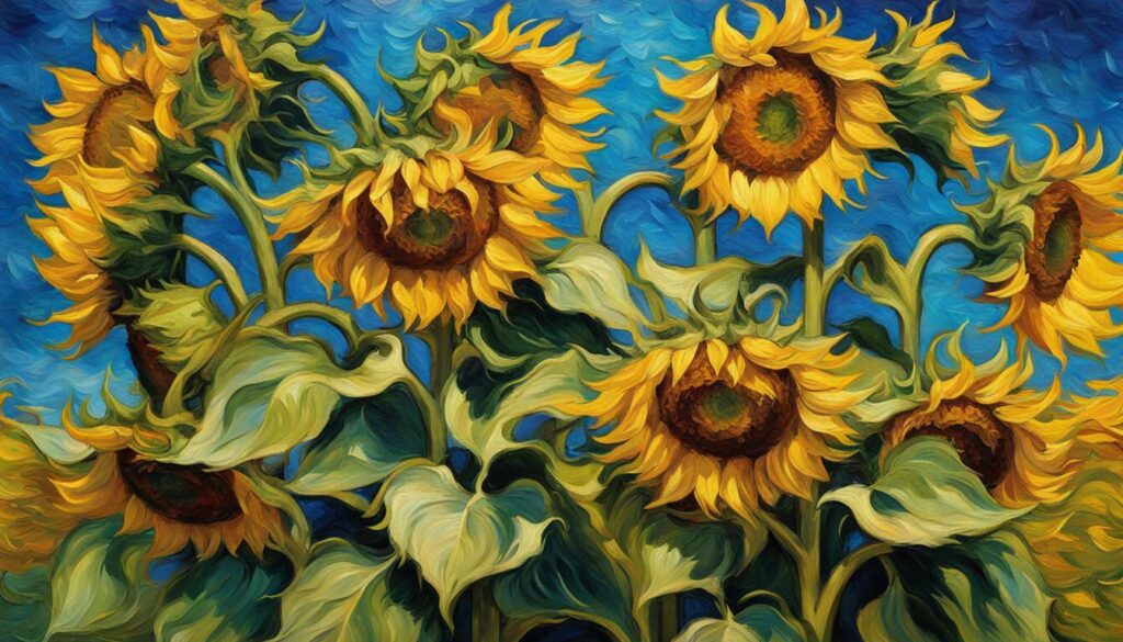 Van Gogh Tournesol Sunflower Painting