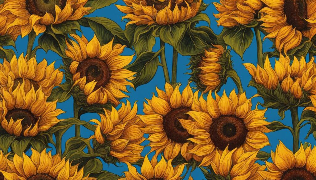Van Gogh Tournesol Sunflower Painting