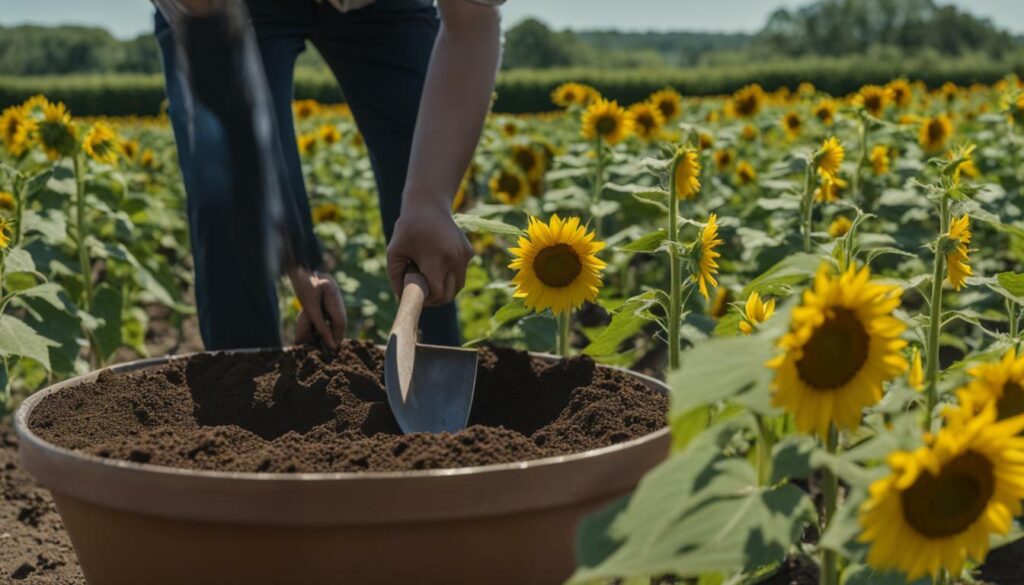 care of sunflowers