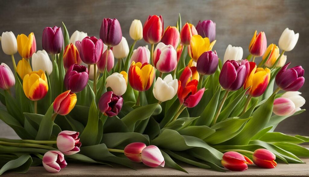 couleurs et variétés de tulipes