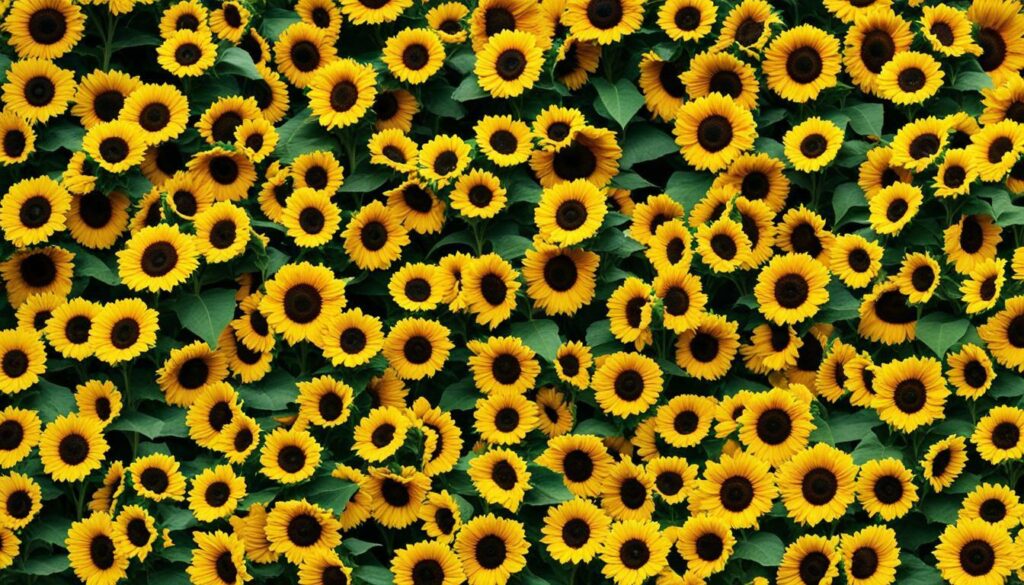 decorative sunflowers