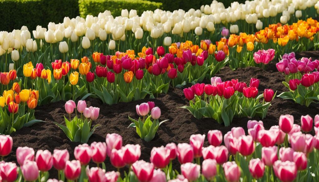 emplacement Bulbe Tulipe