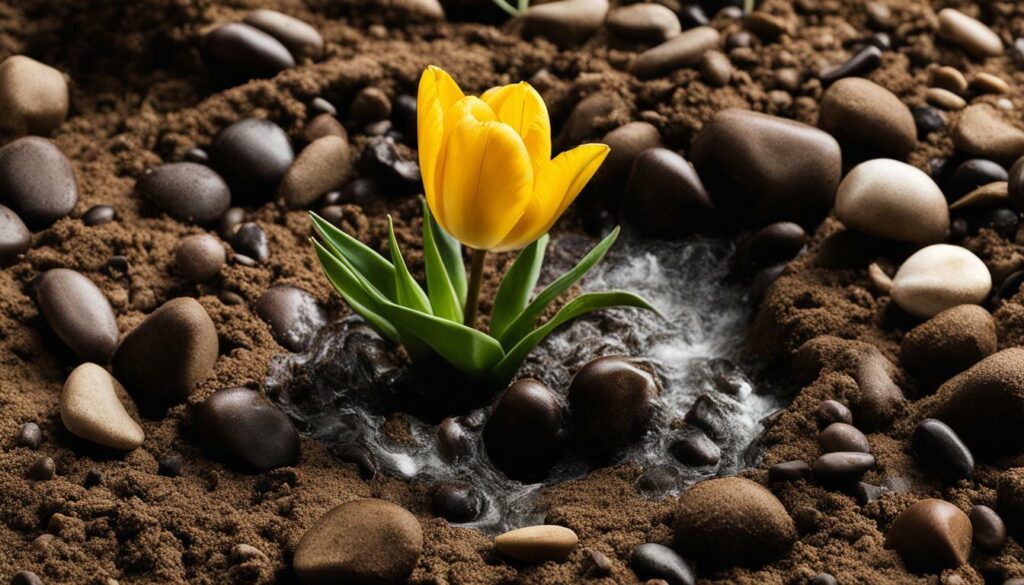 éviter la pourriture des bulbes de tulipes