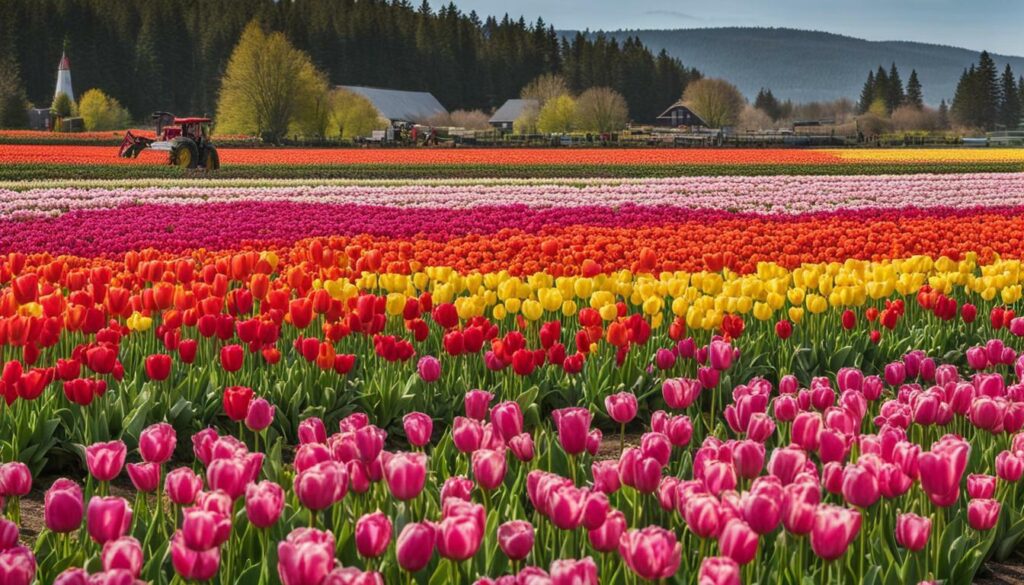exploitation de tulipes de La Torche
