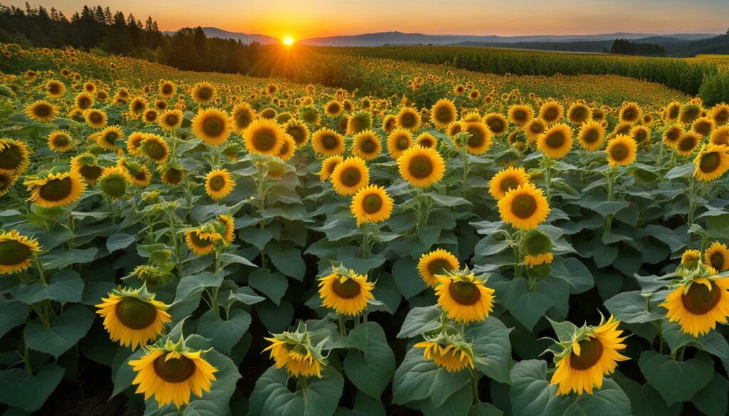 growing sunflowers