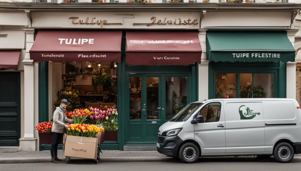 livraison de tulipes