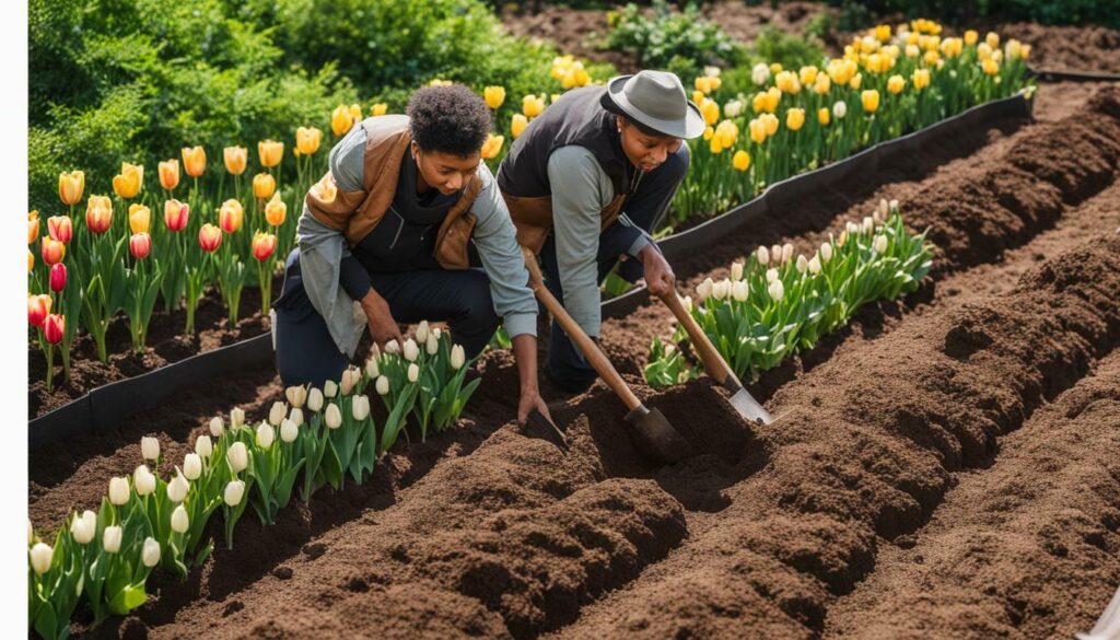 plantation bulbes tulipes