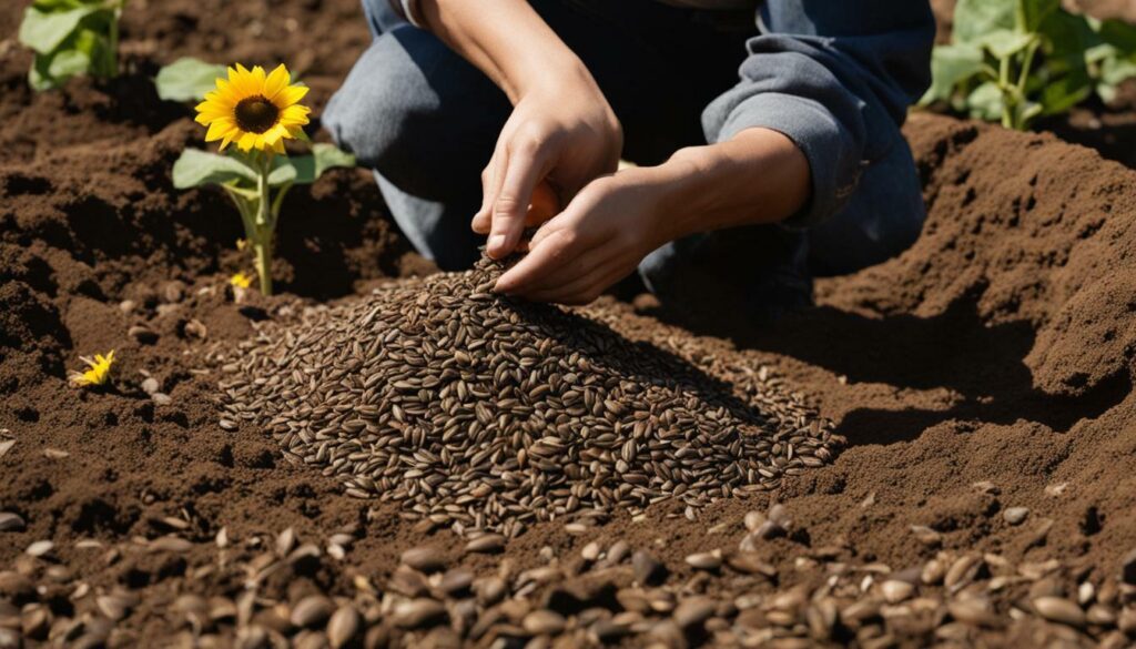 planting sunflower seeds