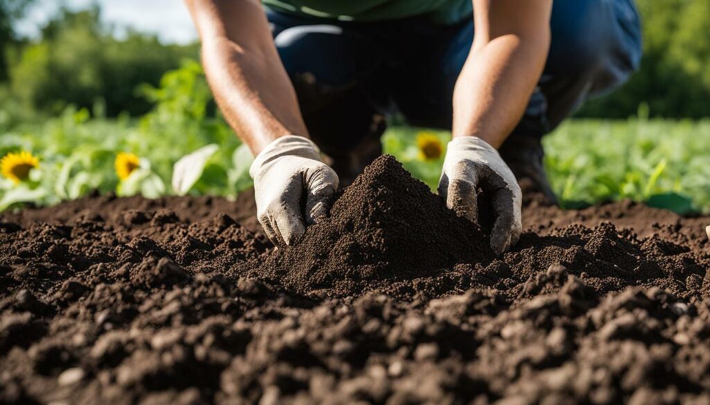 preparing soil