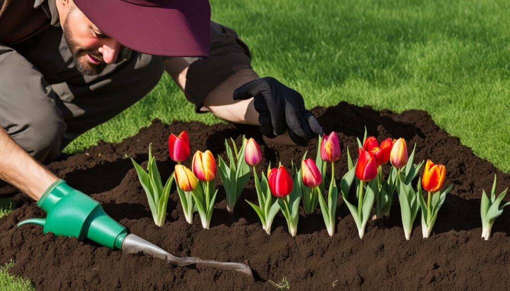 soins des tulipes
