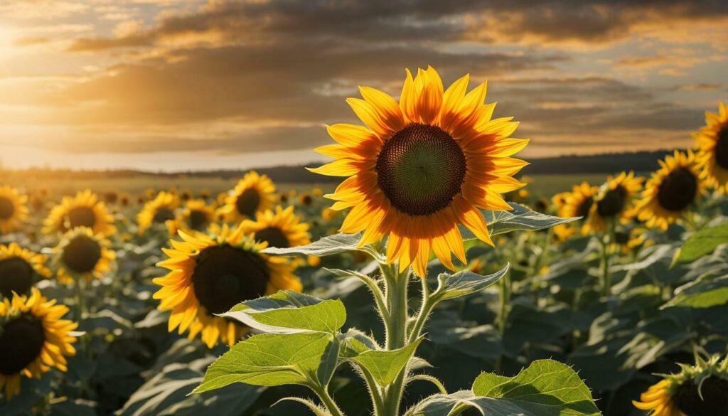 sunflower growth