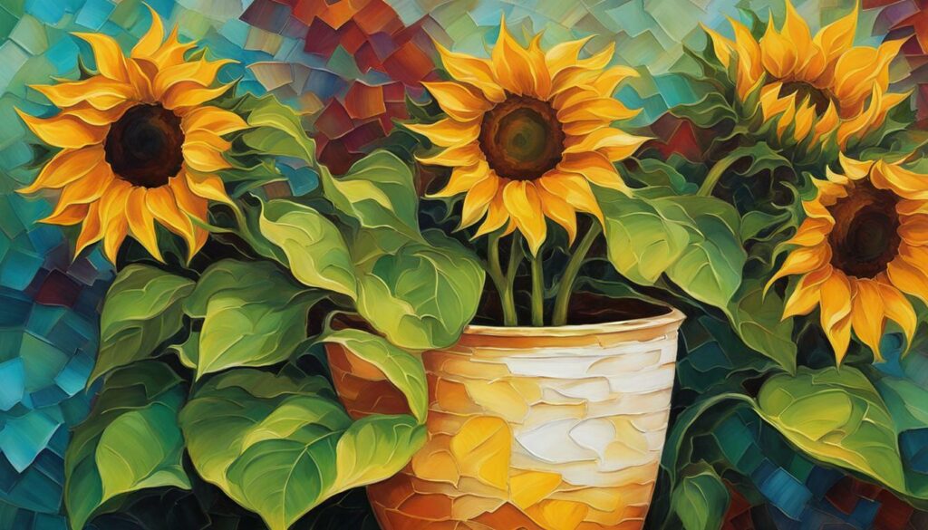 sunflowers in art