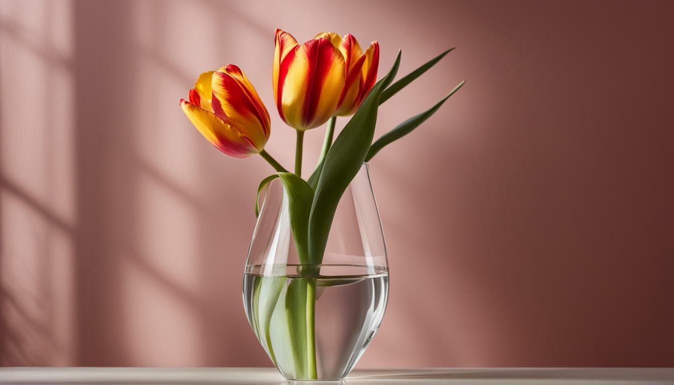tulipe en vase