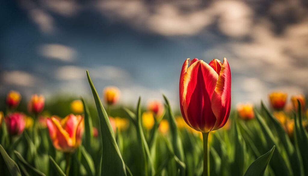 tulipe fleur du printemps