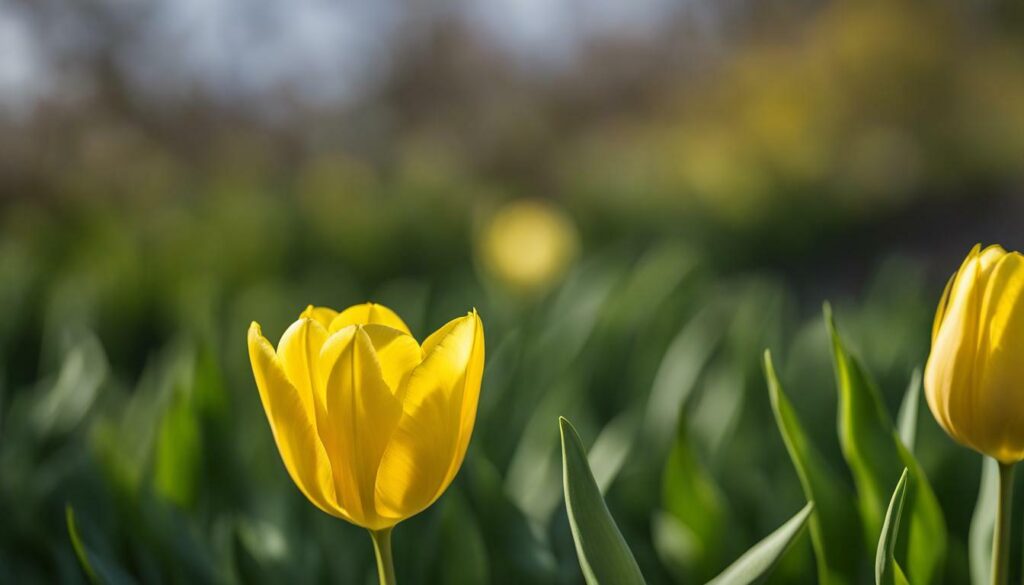 tulipe jaune
