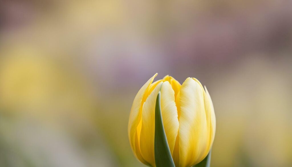 tulipe jaune