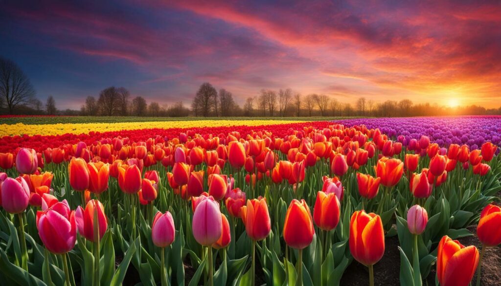 tulipes couleur