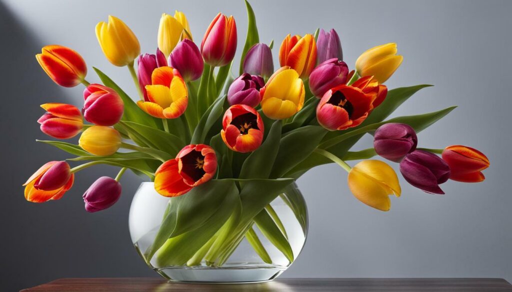 tulipes dans un vase