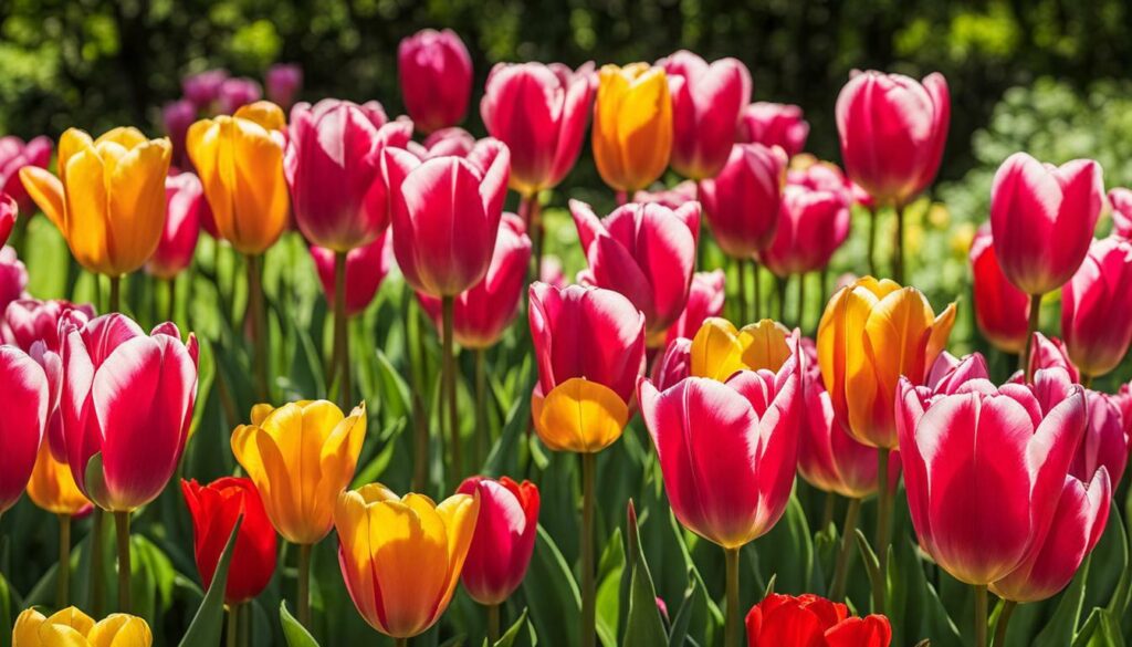 tulipes en fleurs