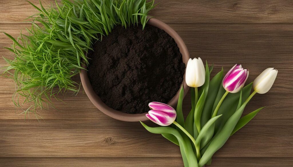 tulipes en pot