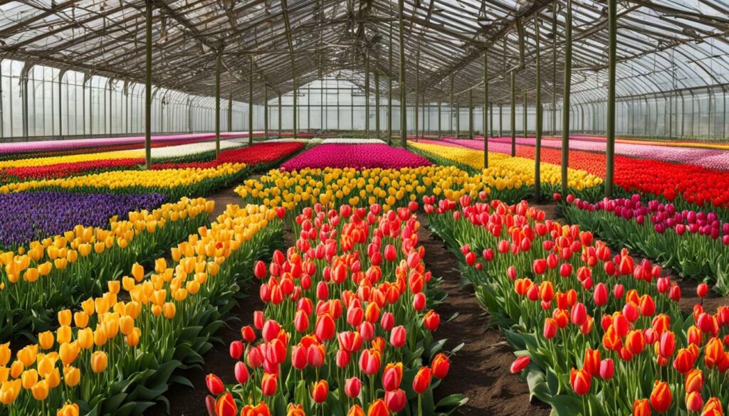 tulipes en serre